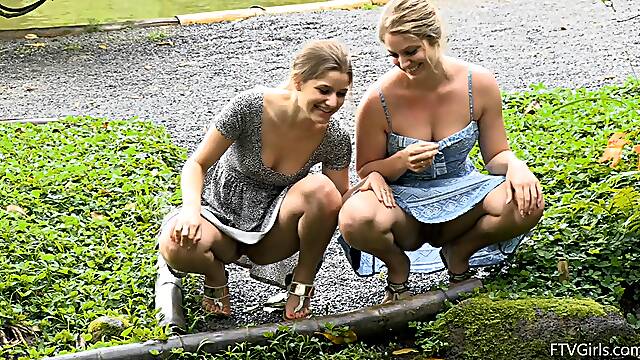 Addictive blonde girls crave each other's pussies in amazing manners