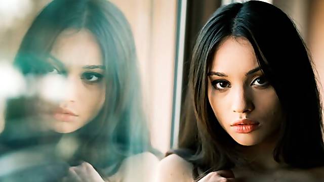 Hottie in knee highs, Liv Wild, gets banged real deep here