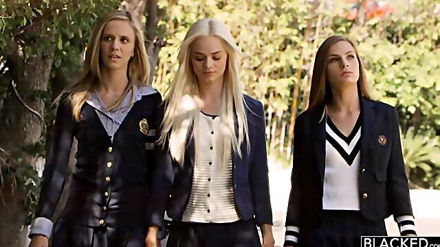 Extravagant Sydney Cole and Rachel James at group xxx