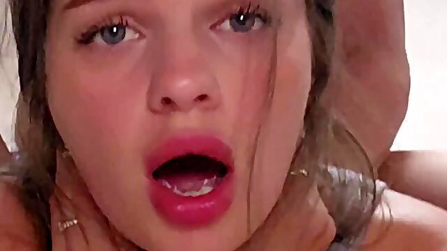 Beautiful russian gal lets her stepbrother break the life out of her tight anal