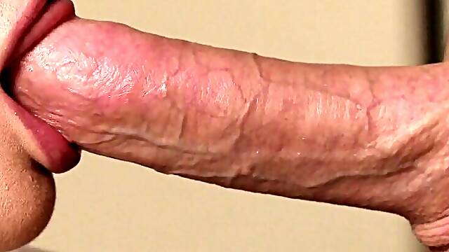 Joslyn james wraps her slutty lips around his boner