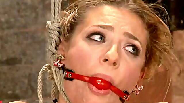 Hogtied Princess Rope Bondage Pain