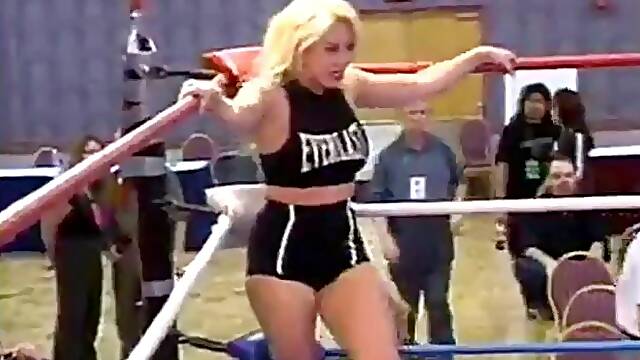 Blonde vs Redhead: Big Tits, Fetish Wrestling Catfight Porn