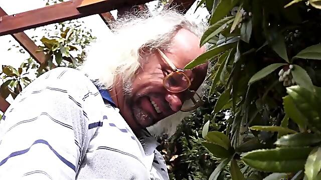 Teen Pounds Pissing Grandpa