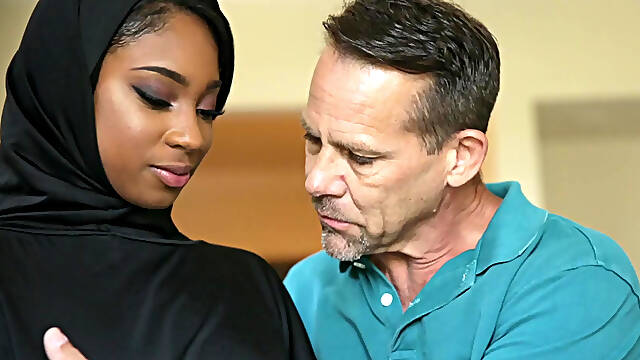 Muslim Lala Ivey gets rammed from behind by studs massive liberty stick