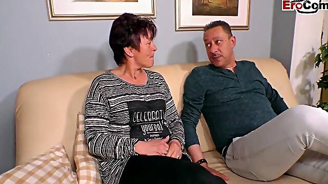 German Chubby Housewife With Natural Boobs Fucks At Casting