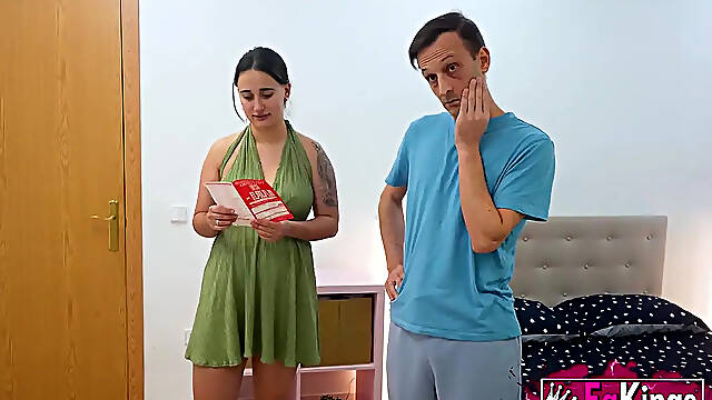 Sofia Jimenez gets her big boobs ravaged while on the phone