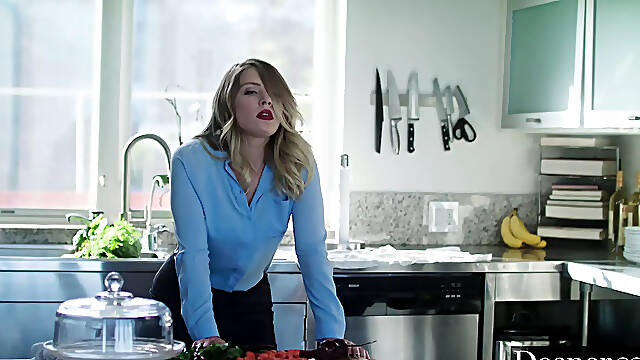 Giselle Palmer's craving for deep cock fulfilled