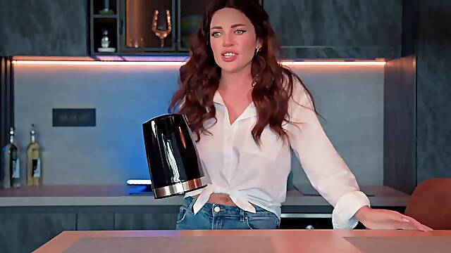 Watching porn with my hot stepmom ended up fucking her