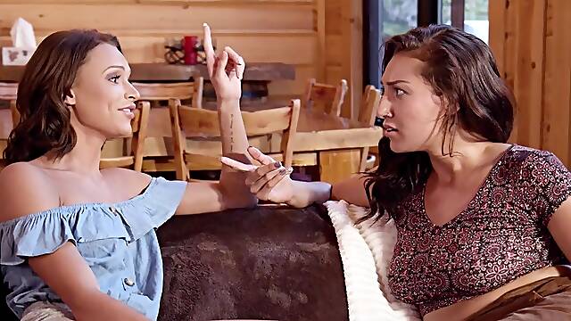 Emma Hix And Bella Roland - Lesbian Porn