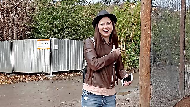 Brunette Cassie Fire in a steamy affair with her lover