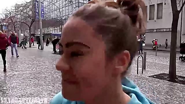 Gypsy sweetheart is having steamy sex in a public place and enjoying each second of it