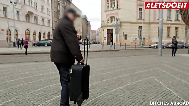 BitchesAbroad - Sarah Kay Czech Teen Tourist Takes Large Ramrod in her Constricted Booty - LETSDOEIT