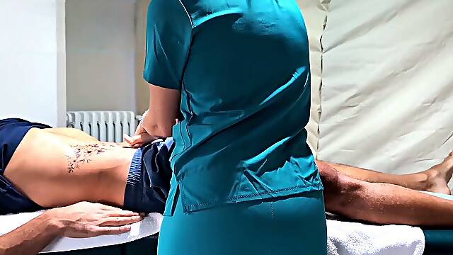 What BALLS you have! doctor bi-atch, youre emptying my ball sack!