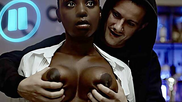 Guy Breaks Into Bar Freezes Time And Fucks Black Bar Girl After Shift - Cum Inside Her Pussy TRAILER