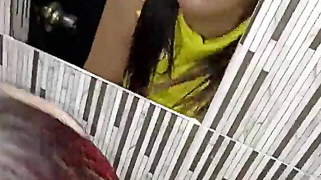 18 year old brunette big saggy tits from New York United States fucking her stepbrothers big dick part 6