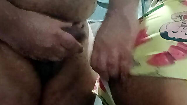 My cousin-in-law caught me jerking off in the shower and came in her ass