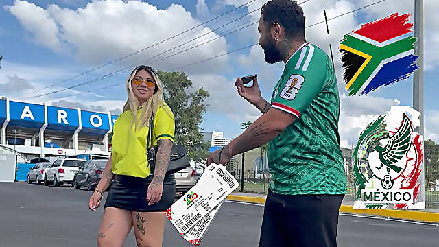 GIVING AWAY TICKETS TO THE WORLD CUP