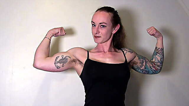 Muscular GF’s Arm Wrestling Victory