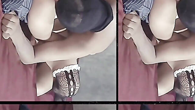 Suamiku Ngocok Lihat Aku Di Ewek Temannya-my Husband Jerks off His Dick While His Friend Fucks Me