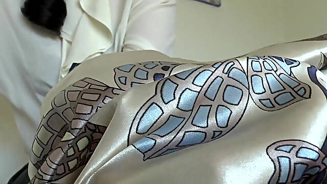 My New Satin Scarf Makes You Want to Cum and Weak, Scarf JOI, Lady Victoria Valente