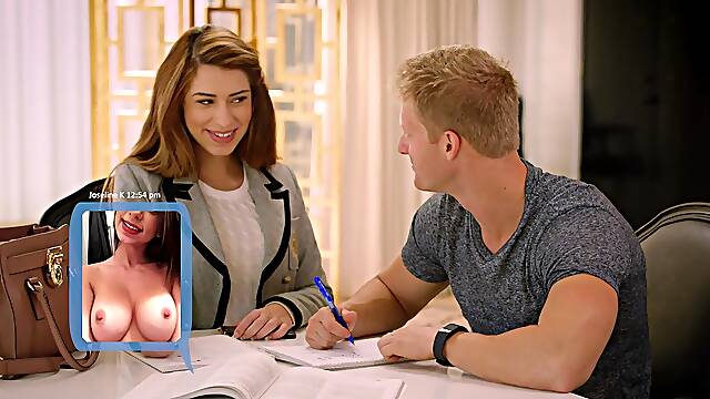 Joseline Kelly gets her pussy pounded by bbc in steamy interracial action.